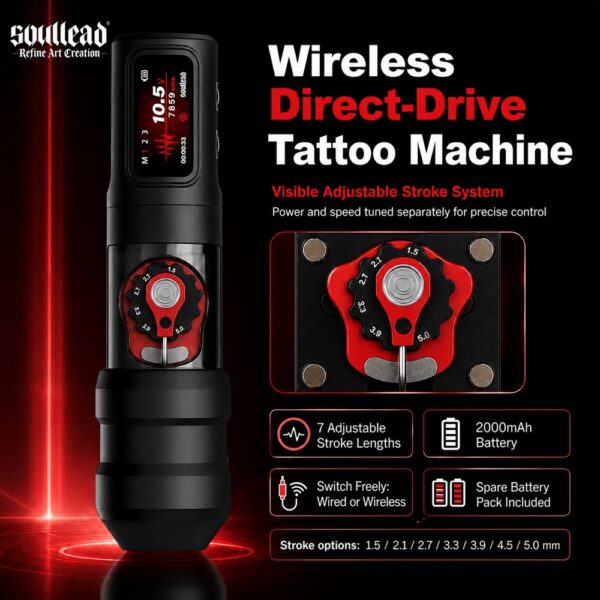 111 Soullead VIGOR 09 Wireless Tattoo Pen