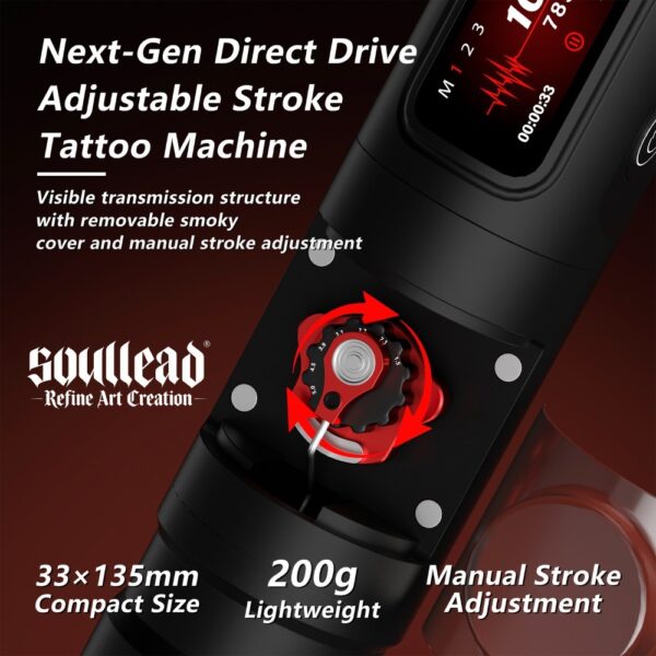 222 Soullead VIGOR 09 Wireless Tattoo Pen